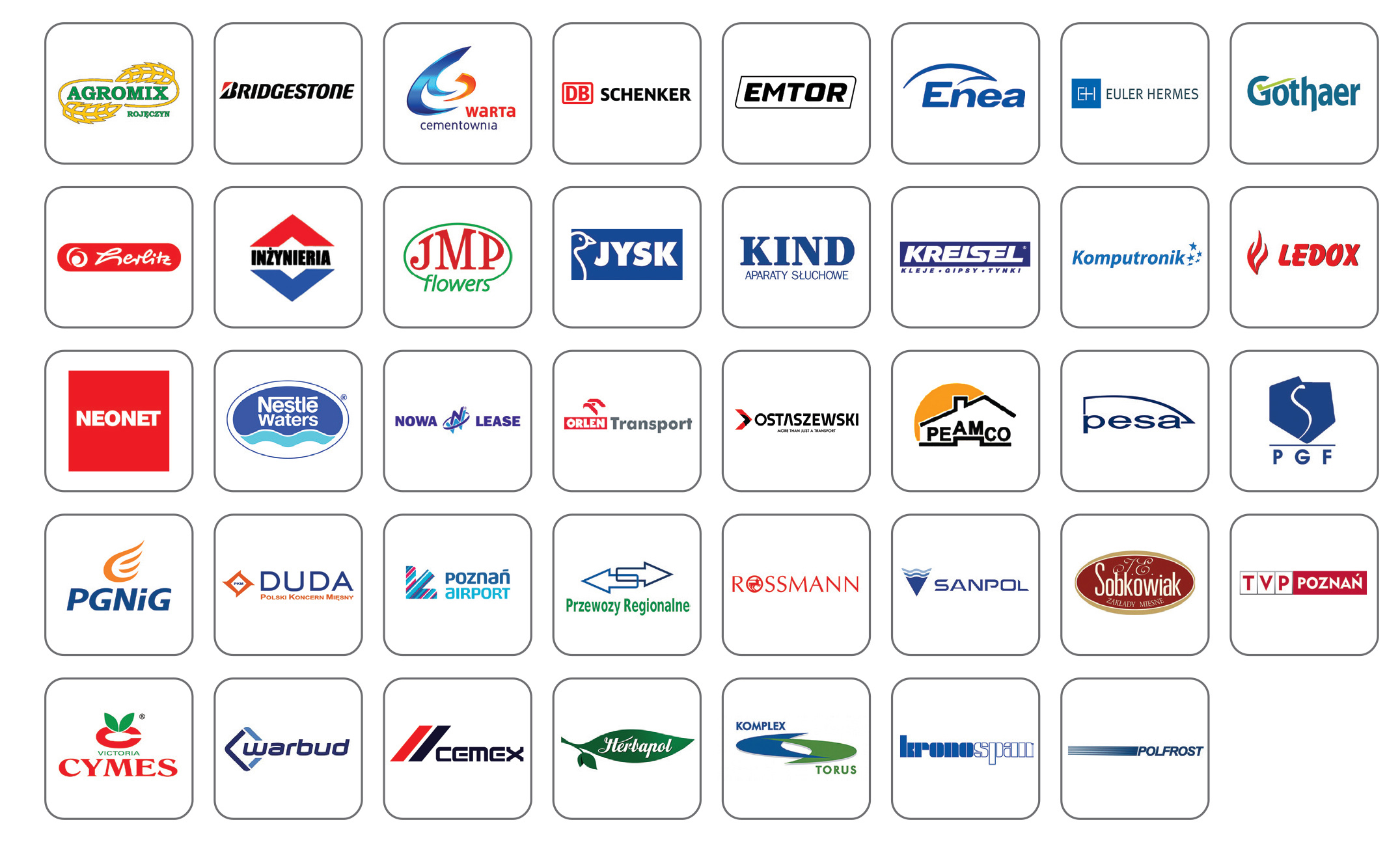 Logotypy firm, kt&oacute;re zaufały Data System